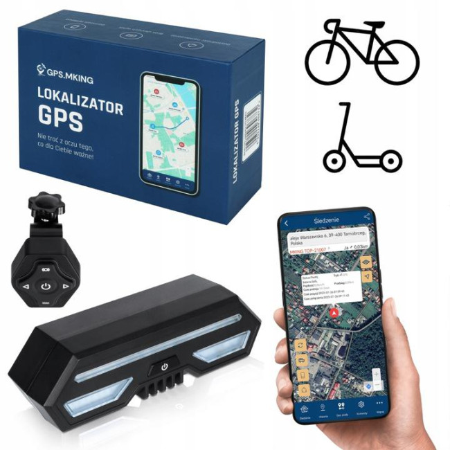 Lokalizator GPS Mking BIKESCOO dla hulajnóg