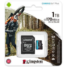 Karta pamięci microSD Kingston Canvas Go Plus microSDXC C10 UHS-I 1TB