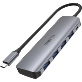 Unitek Aktywny hub USB-C 4xUSB 3.1 Gen1 microUSB