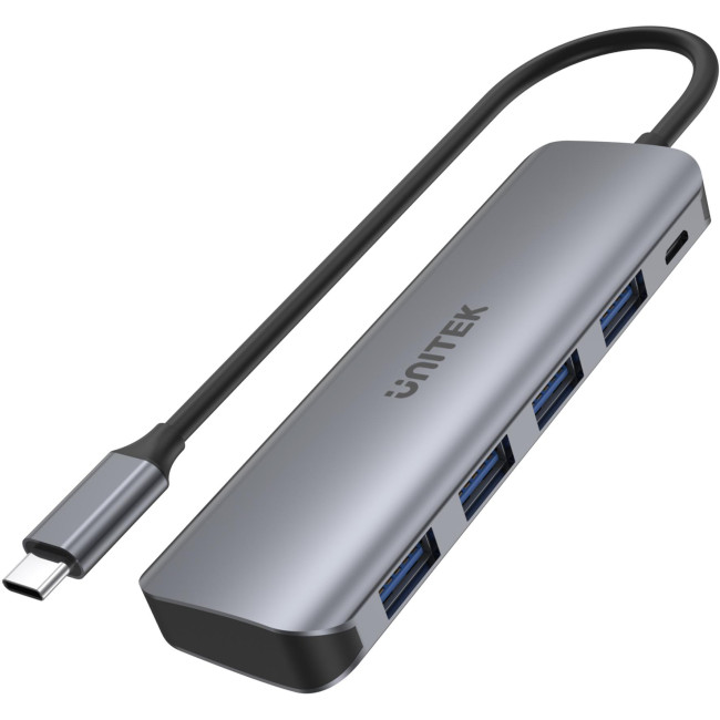 Unitek Aktywny hub USB-C 4xUSB 3.1 Gen1 microUSB