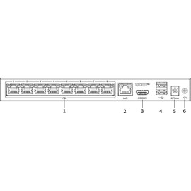 Rejestrator IP Hilook by Hikvision 8 kanałowy 4MP SSD-NVR-4MP/8P (1T)