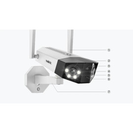 Kamera IP Reolink DUO Series W730 WiFi 4K 8MP LED 30m