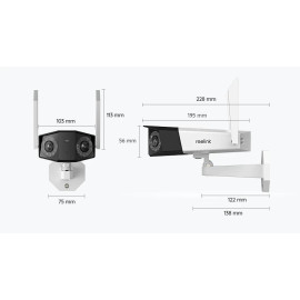 Kamera IP Reolink DUO Series W730 WiFi 4K 8MP LED 30m