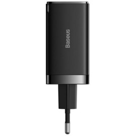 Ładowarka sieciowa Baseus GaN 5 Pro Fast Charger CCGP120201 65W 1x USB-A 2x USB-C PD 3.0 QC 4.0 + kabel USB-C