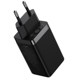 Ładowarka sieciowa Baseus GaN 5 Pro Fast Charger CCGP120201 65W 1x USB-A 2x USB-C PD 3.0 QC 4.0 + kabel USB-C