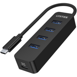 Unitek H1117B Hub USB-C, 4 porty USB 3.1, aktywny, 10 W