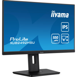 Monitor LED IIYAMA XUB2492HSU-B6 24 cale IPS HDMI DP USB 0,4ms 100Hz