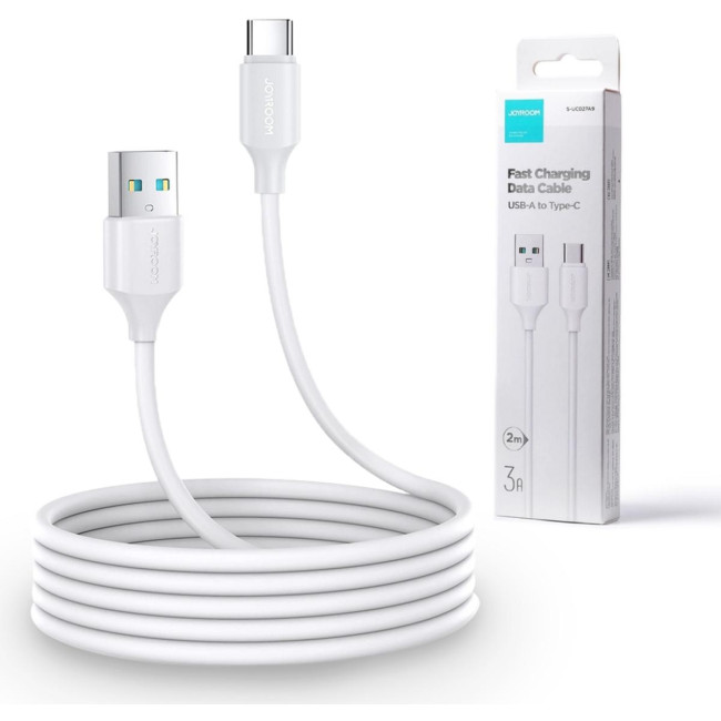 Kabel USB-A / USB-C Joyroom S-UC027A9 200cm 3A w oplocie biały