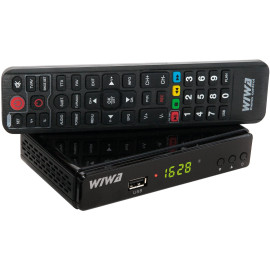 Zestaw Tuner DVB-T/T2 WIWA H.265 + Antena WiFi USB