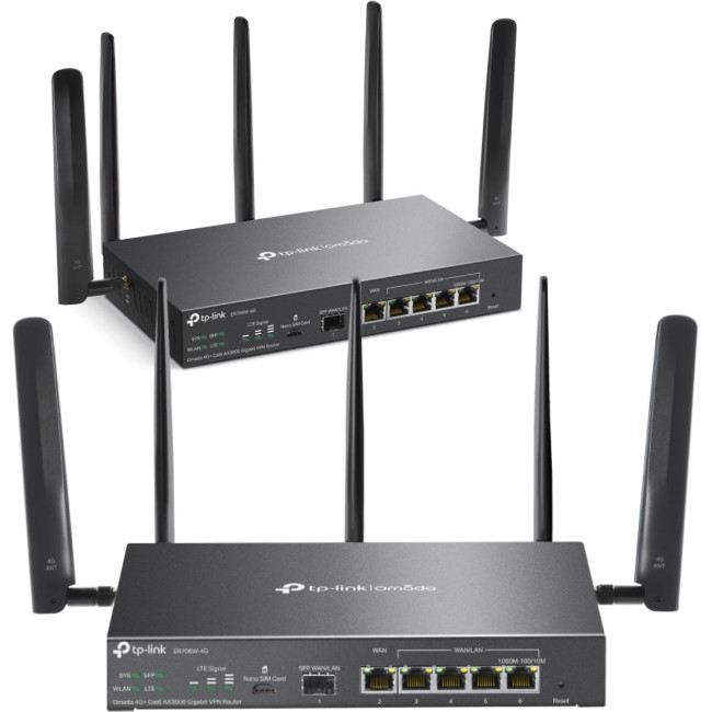 ROUTER TP-LINK 4G LTE Cat6 Omada AX3000 (ER706W-4G)