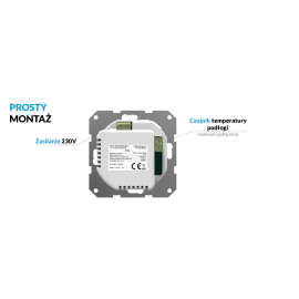 Bezprzewodowy regulator pokojowy biały F-8Z Tech Sterowniki