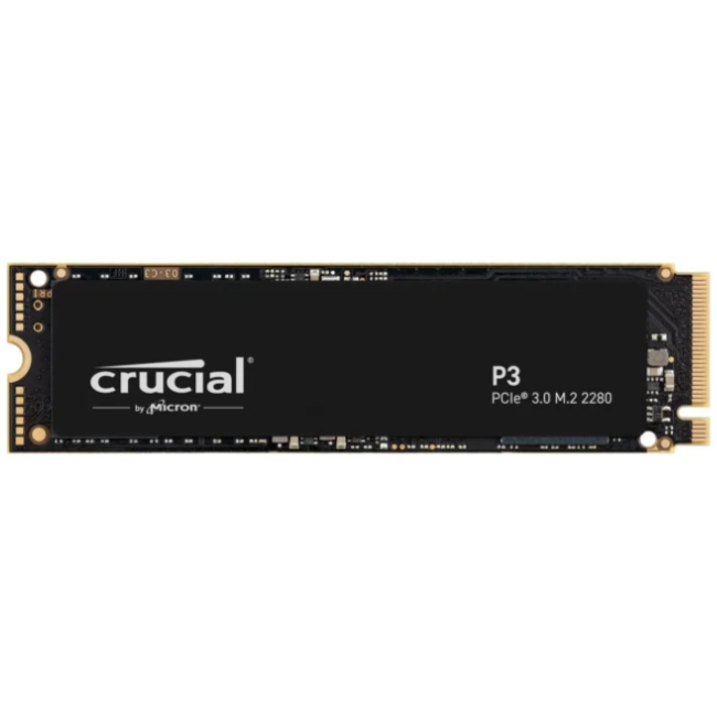 Dysk SSD Crucial P3 500GB 3D NAND NVMe PCIe M.2