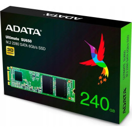 Dysk SSD Adata Ultimate SU650 240GB M.2 TLC 3D 2280 SATA