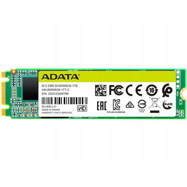 Dysk SSD Adata Ultimate SU650 256GB M.2 TLC 3D 2280 SATA