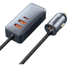 ŁADOWARKA SAMOCHODOWA NA PRZEWODZIE Baseus Share Together 120W 3A 3x USB-A 1x USB-C PD 20W QC 3.0