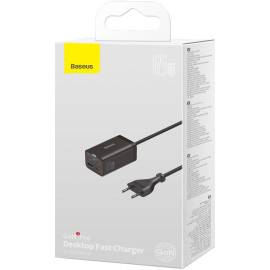 ŁADOWARKA SIECIOWA Baseus GaN 3 Pro Desktop Charger CCGP040101 65W 2x USB-A 2x USB-C PD 3.0 QC 4.0