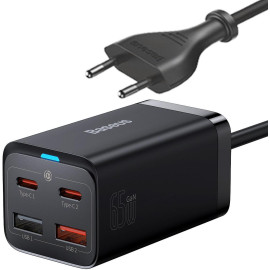 ŁADOWARKA SIECIOWA Baseus GaN 3 Pro Desktop Charger CCGP040101 65W 2x USB-A 2x USB-C PD 3.0 QC 4.0