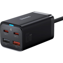 ŁADOWARKA SIECIOWA Baseus GaN 3 Pro Desktop Charger CCGP040101 65W 2x USB-A 2x USB-C PD 3.0 QC 4.0