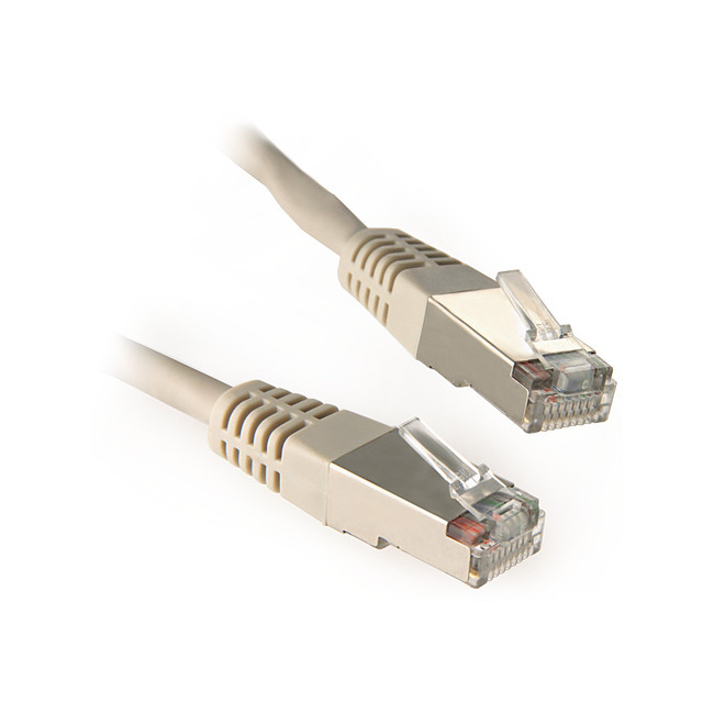 PATCHCORD KAT6 FTP 5M SZARY