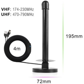 Antena magnetyczna DVB-T2 Spacetronik Hook TV USB 30dB Double Power