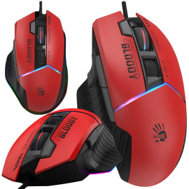 Mysz przewodowa A4tech Bloody W95 Max USB Sports Red