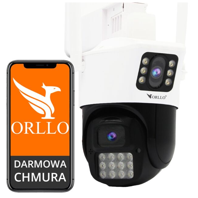 Kamera IP Orllo Z19 dual obrotowa zewnętrzna Wi-Fi 2Mpx