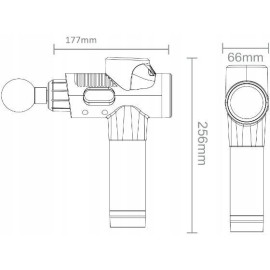 Pistolet do masażu Miton MT-02