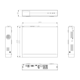 Rejestrator 4w1 Hilook by Hikvision 8 kanałowy DVR-8CH-5MP