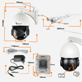 Kamera IP ORLLO Z18 obrotowa zewnętrzna SIM 4MP