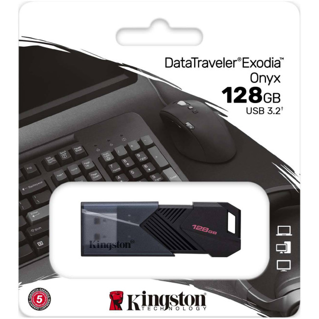 Pendrive Kingston Data Traveler Exodia Onyx 128GB USB3.2 Gen1