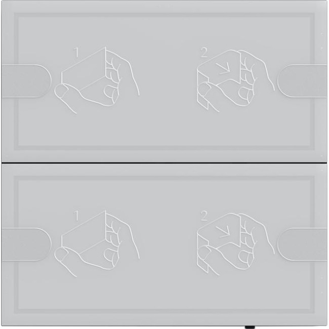 GIRA czujnik przyciskowy 4 Komfort 2x KNX TS4 antracytowy 5002028