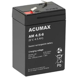 Akumulator AGM ACUMAX serii AM 6V 4,5Ah