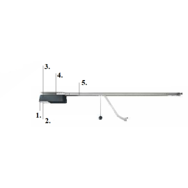 Zestaw NICE SPIDO 600 do bram garażowych (pasek SR16B - 2x 1.6m)