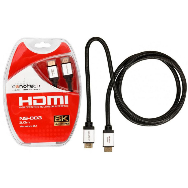 Kabel Hdmi Conotech NS-003 8K ver. 2.1 - 3m