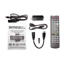 Tuner DVB-T/T2 WIWA H.265 MINI LED