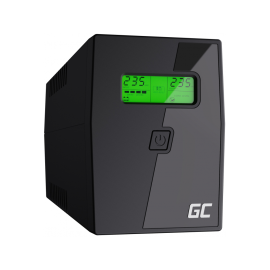 UPS ZASILACZ AWARYJNY Green Cell POWER PROOF 600VA 360W Z WYŚWIETLACZEM LCD UPS01LCD