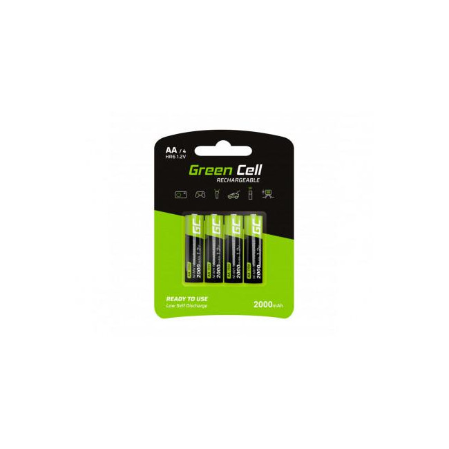 AKUMULATORKI Green Cell 4x AA HR6 2000mAh GR02