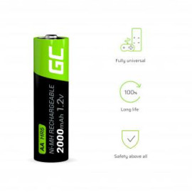 AKUMULATORKI Green Cell 4x AA HR6 2000mAh GR02