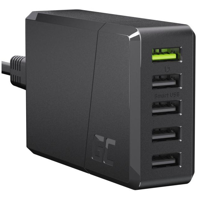 ŁADOWARKA SIECIOWA Green Cell CHARGESOURCE 5 5xUSB 52W ULTRA CHARGE CHARGC05