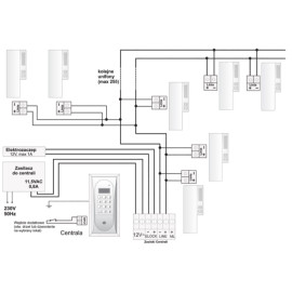 ACO INS-UP720BX UNIFON - hold, 1-przycisk, gniazdo RJ