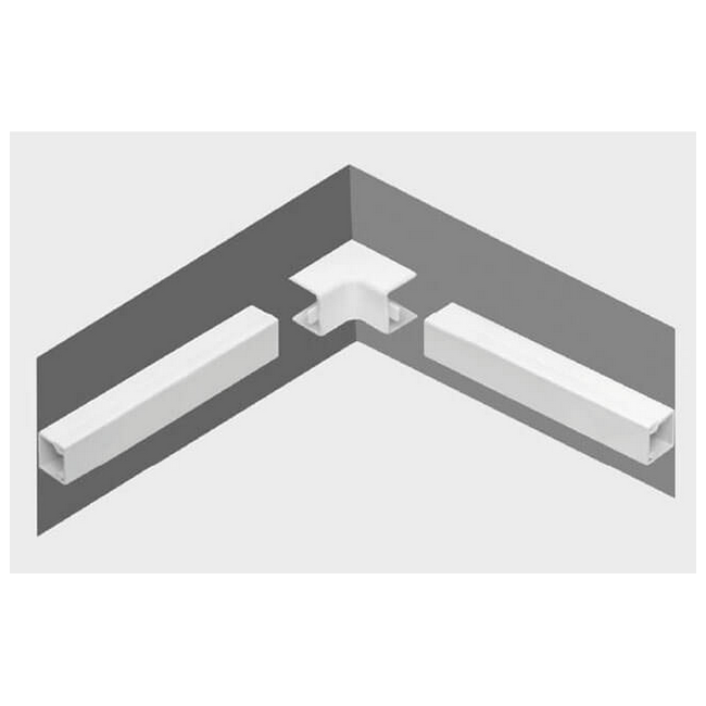 Osprzęt do listew elektroinstalacyjnych, narożnik wewnętrzny BIAŁY NW 25x18 (1szt.)
