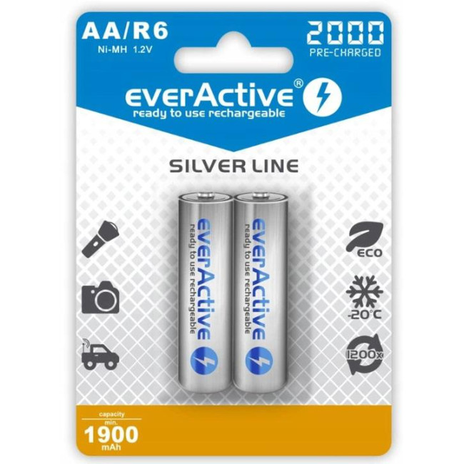 Akumulatorki R6 / AA Ni-MH everActive 2000mAh (box 2 szt.)