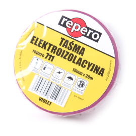 TAŚMA IZOLACYJNA REPERO 711E FIOLETOWA 19MMX20M