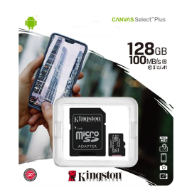 Karta pamięci microSD Kingston Canvas Select Plus microSDXC C10 UHS-I 128GB