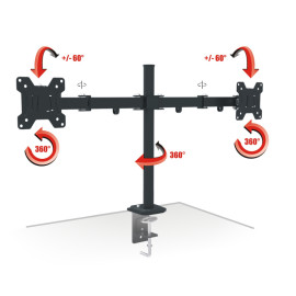 Uchwyt TV AX PIXEL TWIN 13"-27"