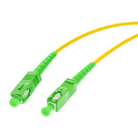 PATCHCORD ŚWIATŁOWODOWY SM 2M SIMPLEX 9/125, SC/APC-SC/APC 3MM