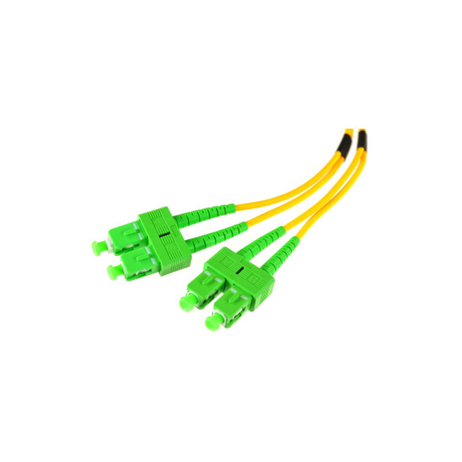 PATCHCORD ŚWIATŁOWODOWY SM 5M DUPLEX 9/125, SC/APC-SC/APC 3MM