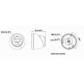 KAMERA IP HIKVISION DS-2CD1383G2-LIUF 2.8mm PL