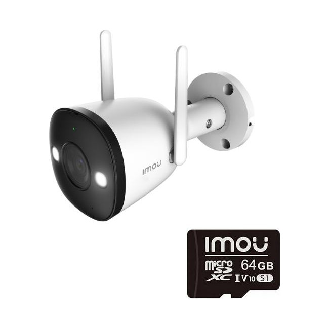 Kamera IP Imou Bullet 2 4MP IPC-F42FEP z kartą pamięci 64GB